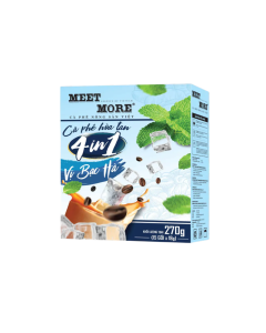 Cà Phê Meet More Bạc Hà Hộp Giấy 15x18g