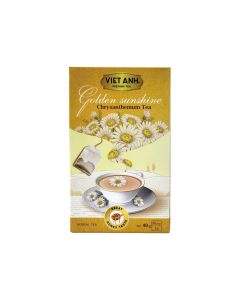 Trà Đen Hoa Cúc Nắng Vàng Việt Anh Hộp Giấy 20x2g