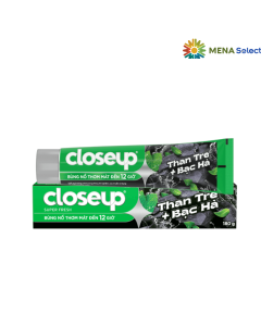 CLOSEUP Kem Đánh Rắng Trắng Răng Than Hoạt Tính & Bạc Hà 180g