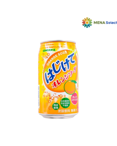 Nước Soda Cam Sangaria Hajikete Lon 250ml
