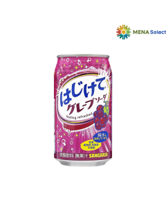 Nước Soda Nho Sangaria Hajikete Lon 250ml