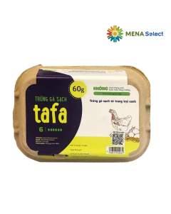 Trứng Gà Tươi 60g±2g Tafa Hộp Giấy 6 Quả
