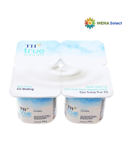 Sữa Chua Có Đường TH True Yogurt Hộp 100gx4