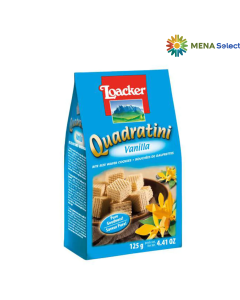 B&aacute;nh Xốp Loacker Quadratini Vanilla G&oacute;i 125g
