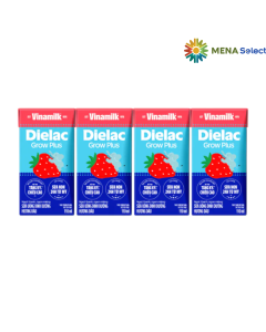 Sữa Dinh Dưỡng Dielac Grow Plus Hương Dâu Lốc 4x110ml