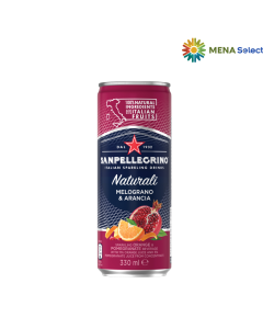 Nước Trái Cây Có Ga Lựu Cam San Pellegrino Lon 330ml