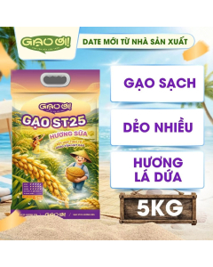 Gạo ST25 Hương Sữa Gạo Ơi Túi 5kg
