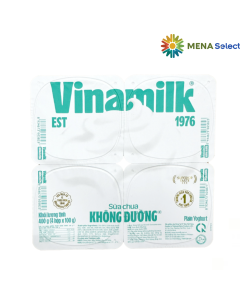 Lốc 4 Hộp Sữa Chua Không Đường Vinamilk 100g