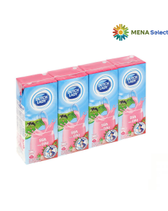Sữa Tiệt Trùng Dutch Lady Dâu Hộp 180mlx4