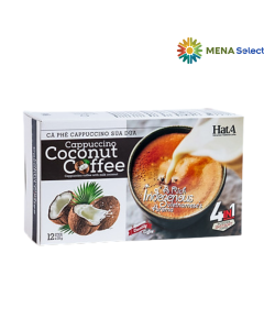 Cà Phê Cappuccino Hat A Sữa Dừa Hộp Giấy 12x18g
