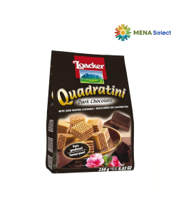Bánh Xốp Loacker Quadratini Chocolate Đen Gói 250g
