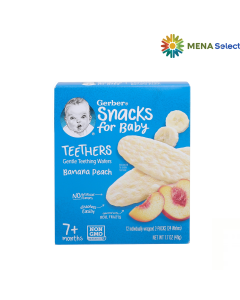 Bánh Gạo Gerber Chuối Đào Hộp Giấy 48g