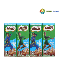 Sữa Lúa Mạch Ít Đường Milo Lốc 4x180ml