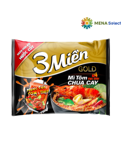 Mì 3 Miền Gold Tôm Chua Cay Đặc Biệt Gói 75g