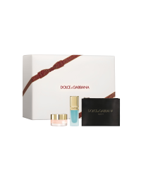 Bộ quà tặng Dolce & Gabbana tẩy tế bào chết môi 9g + dưỡng môi 7ml + túi
