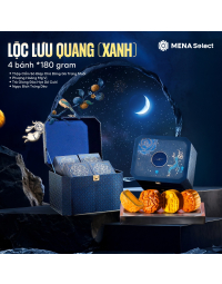 Bộ Hộp Quà Trung Thu Lộc Lưu Quang Xanh 4x180gr